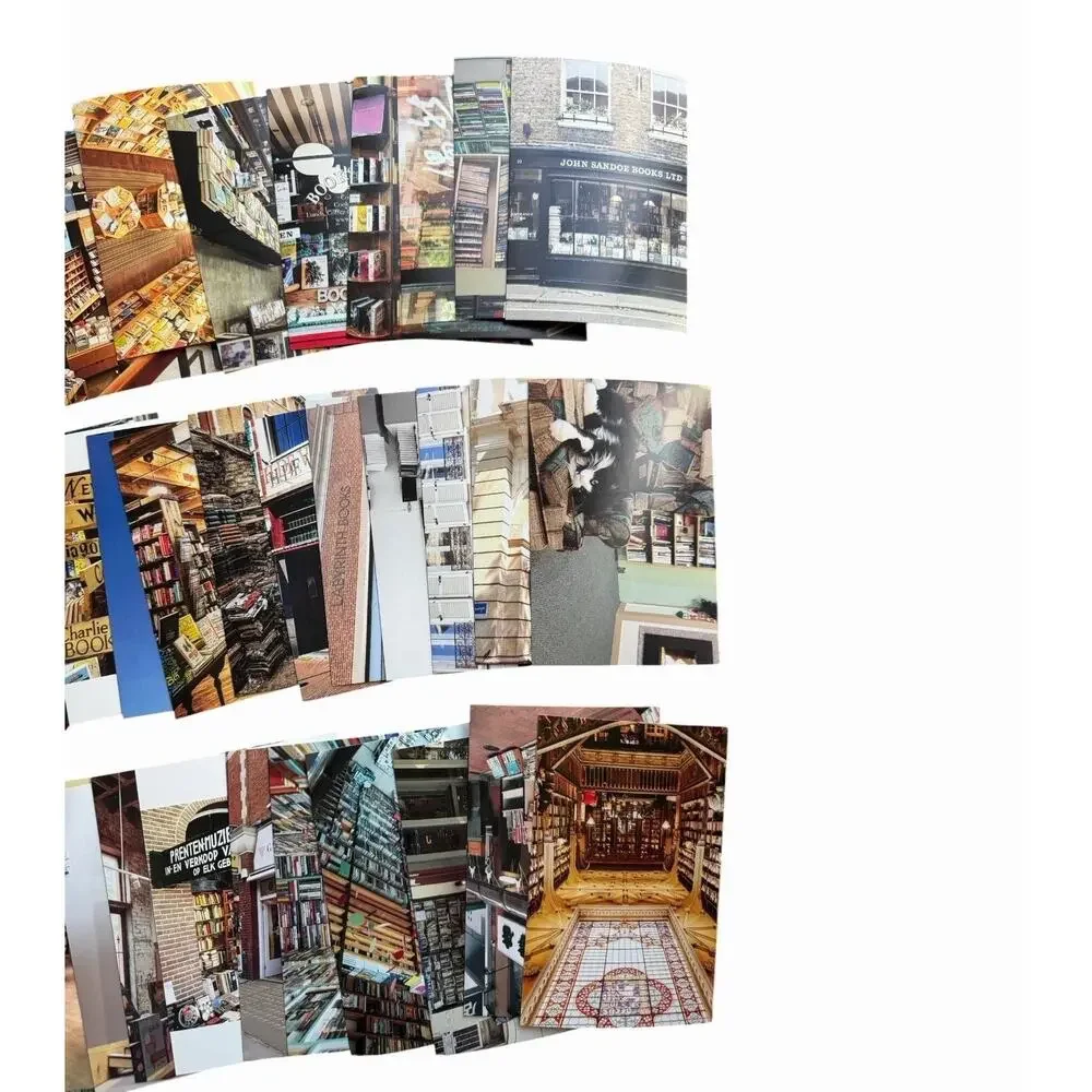 Large Mixed Postcard Lot Art Travel Bookstores Advertising Vintage Lot Of 55